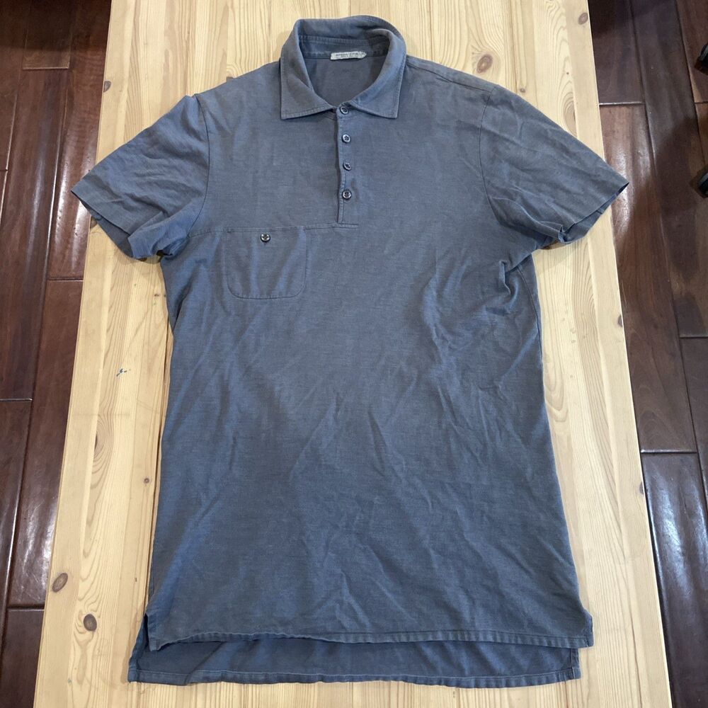 Bottega Veneta Polo Gray Size 52 Made in Italy